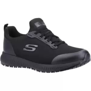 Image of Skechers Womens Squad Wide Slip Resistant Safety Shoes UK Size 7 (EU 40)