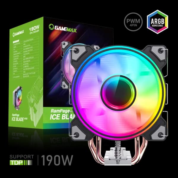 Image of GameMax Ice Blade ARGB CPU Cooler