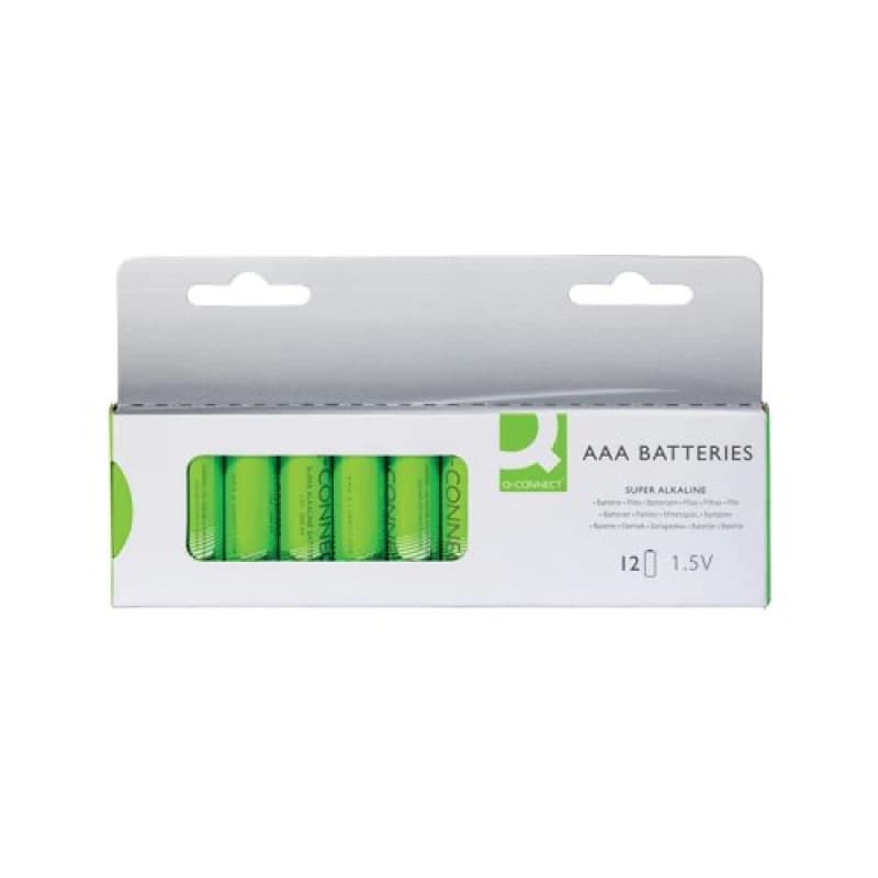 Image of Q - Connect AAA Alkaline Batteries (Pack of 12) KF14342