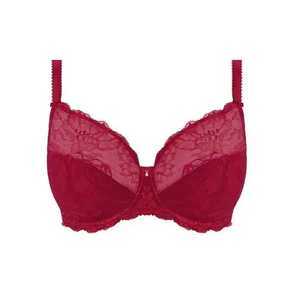 Image of Fantasie Aubree Underwired Side Support Bra 34D Red 42402408344
