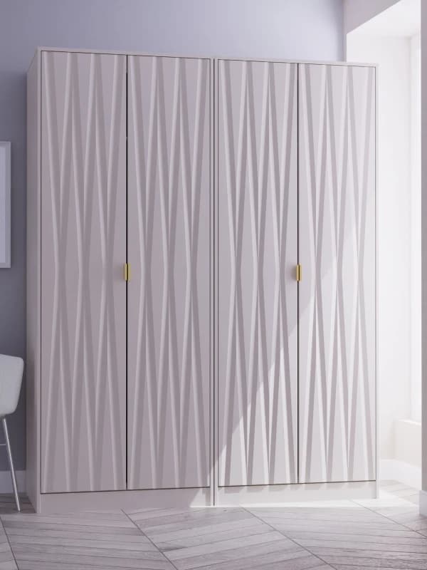 Image of Unbranded|Welcome Remi 4 Door Wardrobe Natural JG59507