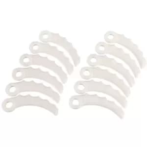 Image of Makita 12 Piece 198426-9 Replacement Blades For 198383-1 Cutter Head