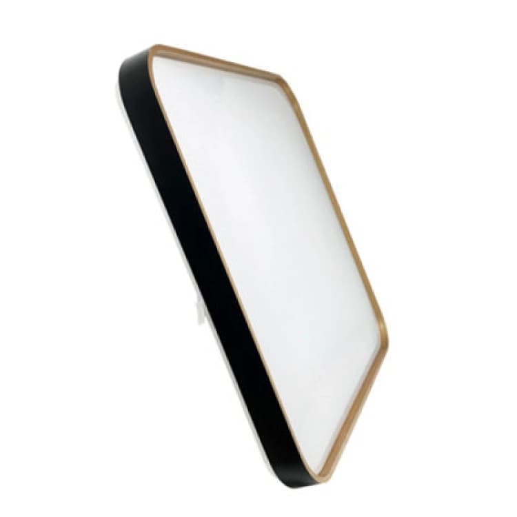 Image of ExtraStar 48W LED Square Ceiling Light CCT Tri-tone 3000k-6500k, 5500 Lumen, Black Edge Black