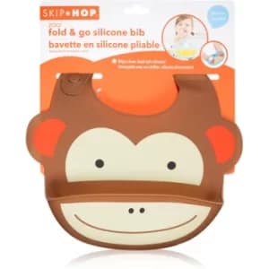 Image of Skip Hop Zoo Monkey baby bib 6m+ 1 pc