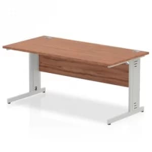 Image of Impulse Cable Managed 1600 Rectangle Desk Walnut