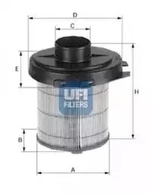 Image of 27.845.02 UFI Air Filter