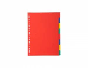 Image of Exacompta Bright A4 Dividers 220gsm 8 part