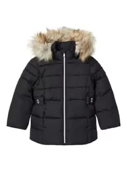 Image of NAME IT Glittery Winter Jacket Women Blue