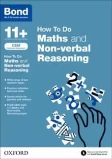 Image of Bond 11+: CEM How To Do: Maths and Non-verbal Reasoning