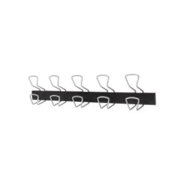 Image of Alba Alba PMPRO5M home storage hook Indoor Universal hook Black Silver PMPRO5M