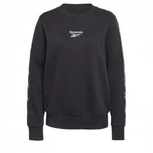 Image of Reebok Tape Crew Sweatshirt Ladies - Black