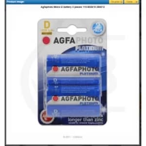 Image of Agfaphoto MN1300 D Batteries (2 Pack)