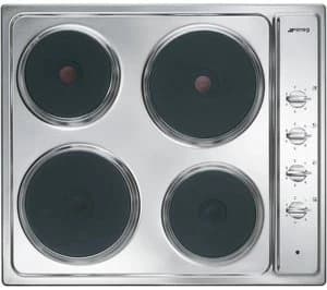 Image of SMEG Cucina SE435S 4 Zone Electric Solid Plate Hob