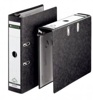 Image of Leitz Suspension Lever Arch File 80mm Spine A4 Black PK5