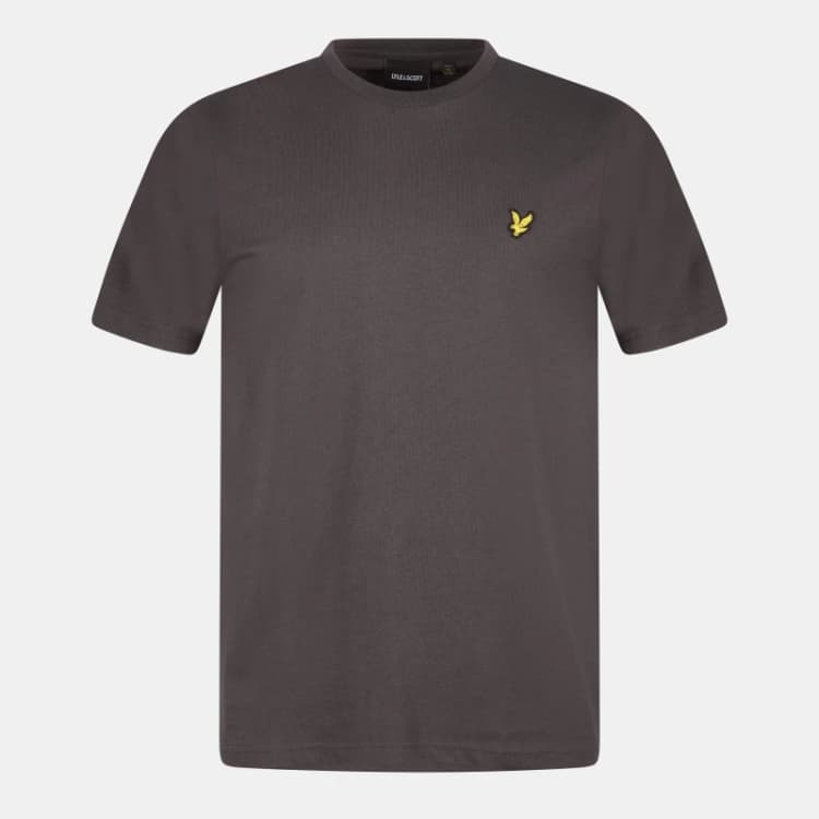 Image of Lyle & Scott Plain Logo T-Shirt Gunmetal M