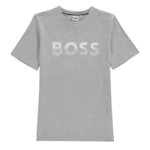 Image of Boss Boss Bold Logo T-Shirt Junior Boys - Grey