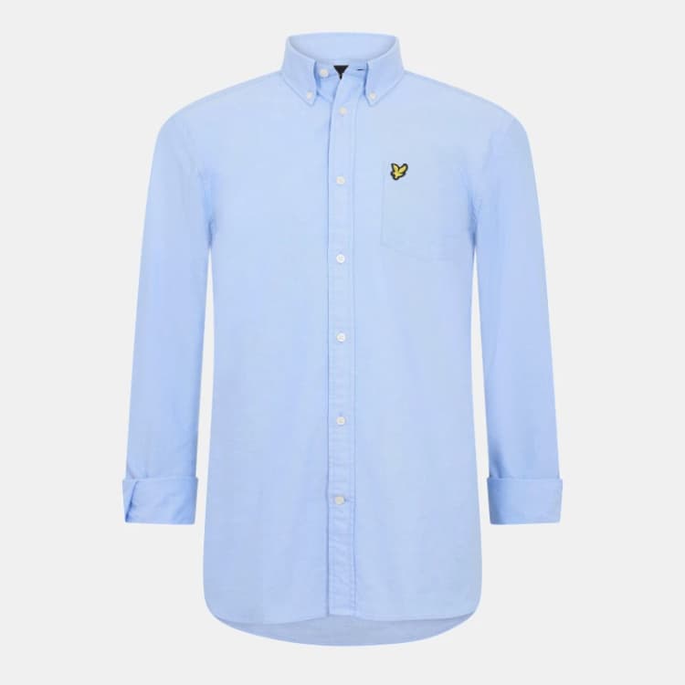 Image of Lyle & Scott Plain Oxford Shirt Riviera L