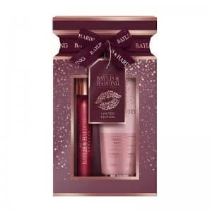 Image of Baylis & Harding Cranberry Martini 2 Piece Cracker Set