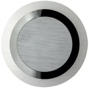 Image of Fan Europe OAK 2 Light Patterned Glass Flush Ceiling Light White 40cm