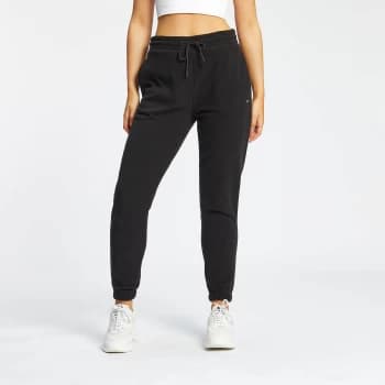 Image of MP Womens Essential Fleece Joggers - Black - L