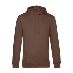 Image of B&C Mens Organic Hooded Sweater (2XL) (Mocha)