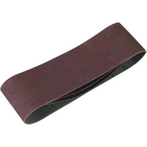 Image of Wickes Coarse Belt Sander Sheets 75x533mm PK3