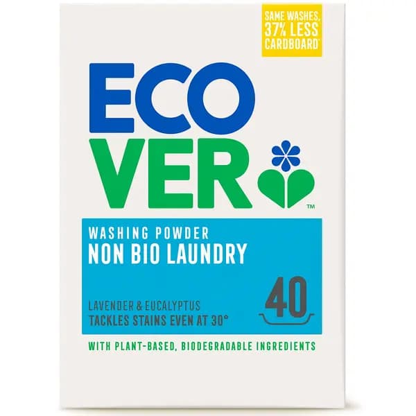 Image of Ecover Non Bio Laundry Washing Powder Lavender & Eucalyptus 3kg