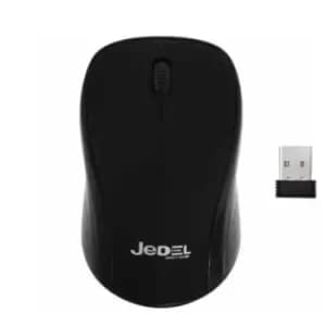 Image of Jedel W920 Wireless Optical Mouse 1600 DPI Nano USB 3 Buttons Black