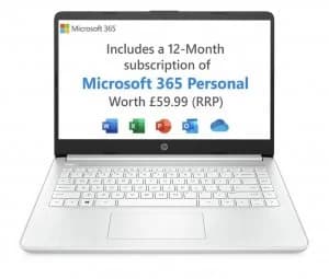 Image of HP 14S-FQ0005NA 14" Laptop
