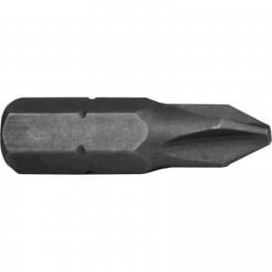 Image of Faithfull Phillips S2 Grade Steel Screwdriver Bits PH1 25mm Pack of 3