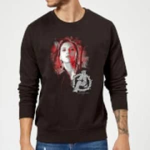 Image of Avengers Endgame Black Widow Brushed Sweatshirt - Black - S