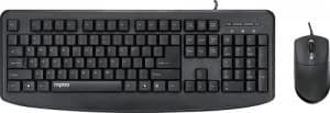 Image of Rapoo NX1720 Wired Keyboard and Mouse