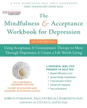Image of mindfulness and acceptance workbook for depression using acceptance and com