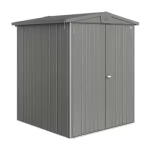 Image of 5' x 5' Biohort Europa 2 Quartz Grey Metal Shed (1.5m x 1.5m)