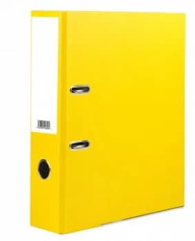 Image of Value Lever Arch File A4 Yellow PK10