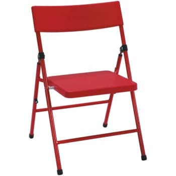 Image of 4 Pack Safety First by Childrens Pinch-Free Folding Activity Chair Red - Cosco