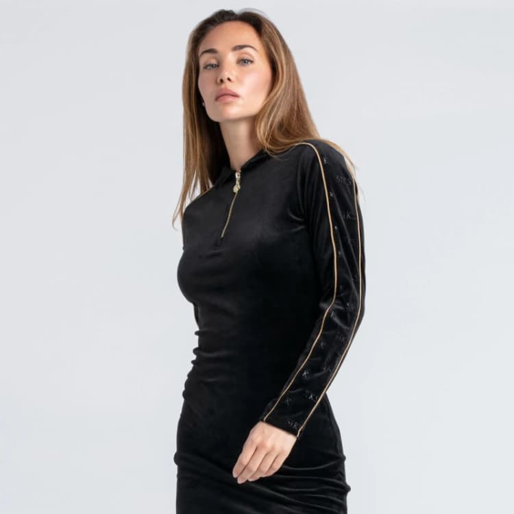 Image of SikSilk Mini Dress Womens - Black 4
