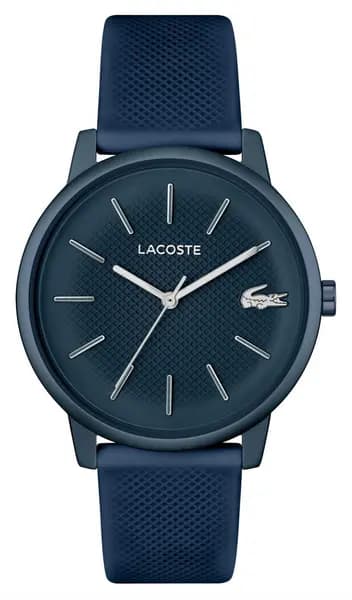 Image of Lacoste 2011241 Mens 12.12 Blue Dial Blue Silicone Watch