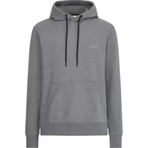 Image of Calvin Klein Small Logo Hoodie - Grey