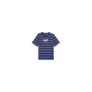 Image of Levis Ss Relaxed Fit Tee Holiday Pos - Blue