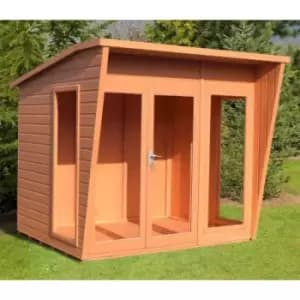 Image of Highclere 8' x 8' Double Door with Three Windows Summerhouse