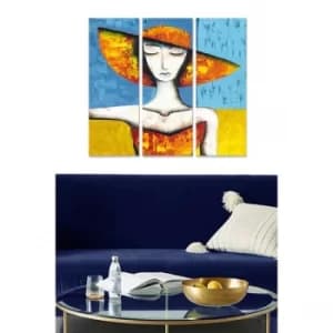 Image of MDF53432743 Multicolor Decorative MDF Painting (3 Pieces)