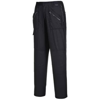 Image of Portwest - S687BKRXXL - sz 2XL Ladies Action Trousers - Black