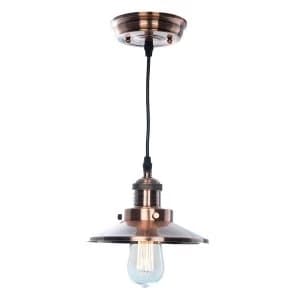 Image of The Lighting and Interiors Group Holburn Lantern Ceiling Light - Copper