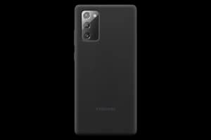 Image of Samsung Galaxy Note20 Silicone Cover in Black (EF-PN980TBEGEU)