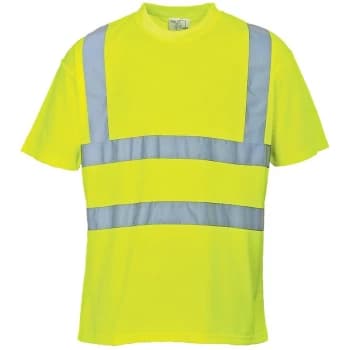 Image of S478YER4XL - sz 4XL Hi-Vis T-Shirt - Yellow - Portwest