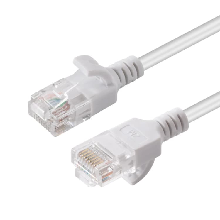 Image of Microconnect V-UTP6A0025W-SLIM networking cable White 0.25 m Cat6a U/U