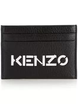 Image of Kenzo Mens Logo Credit Card Holder - Black
