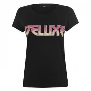 Image of SET Large Text T Shirt - 9990 Black