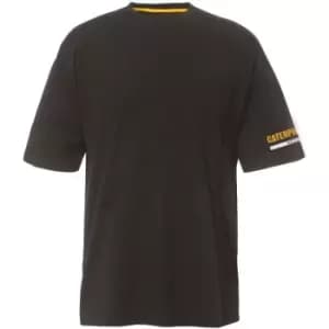 Image of Caterpillar Mens Essentials Lightweight Cotton Blend T Shirt XXL - Chest 47-49' (119-124cm)
